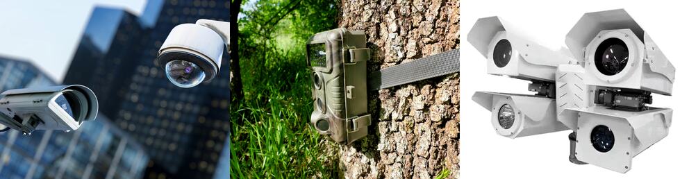 Trail cameras and surveillance cameras of any brand